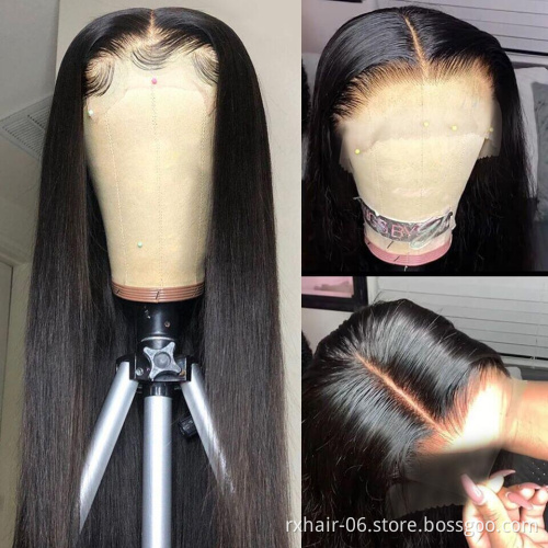 Transparent Swiss Hd Lace Frontal Wig,13x4 Lace Front Human Hair Wigs With Baby Hair,Transparent Lace Front Wigs For Black Women